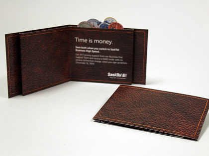 SaskTel Pop Up Wallet Mailer Thumb Image
