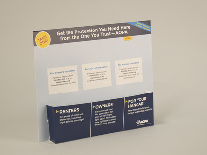 AOPA Insurance Take One Display Thumb Image