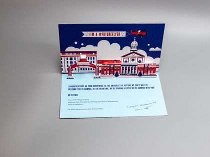 University of Dayton Staged Pop-Up Mailer Thumb Image